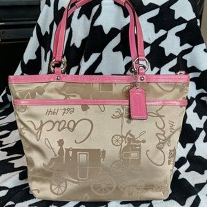 EUC Coach Small Tote Handbag